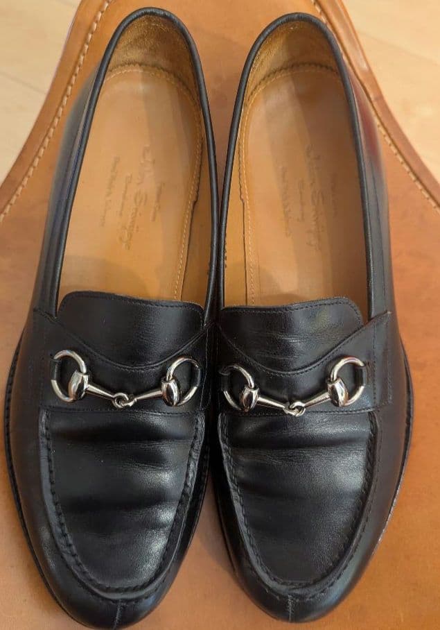 り*ん様 美品 Jalan Sriwijaya ビットローファー ブラック 98