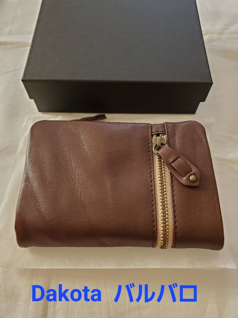 【廃盤】Dakota ダコタ バルバロ 二つ折り財布 ブラウン 茶