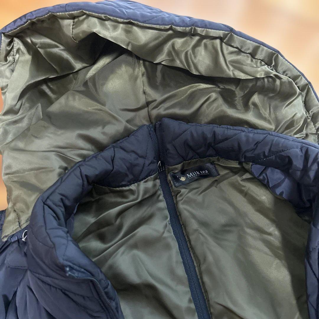 Milk tea ステラ4way中綿ロングママコート おんぶ 抱っこ ダッカー付