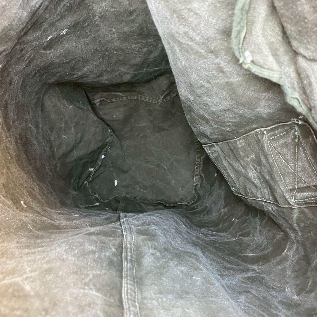 大容量 50s フランス軍 実物 ヴィンテージ ミリタリー ダッフルバッグ