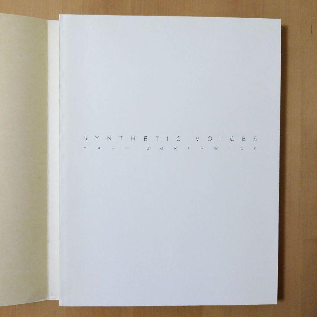 【初版/帯あり】マーク・ボスウィック 【シンセティック・ヴォイシズ】中島英樹装丁
