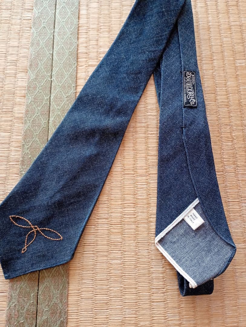 RRL ネクタイ ウエスタン ネイティブ デニム ボルチモア　アメトラ