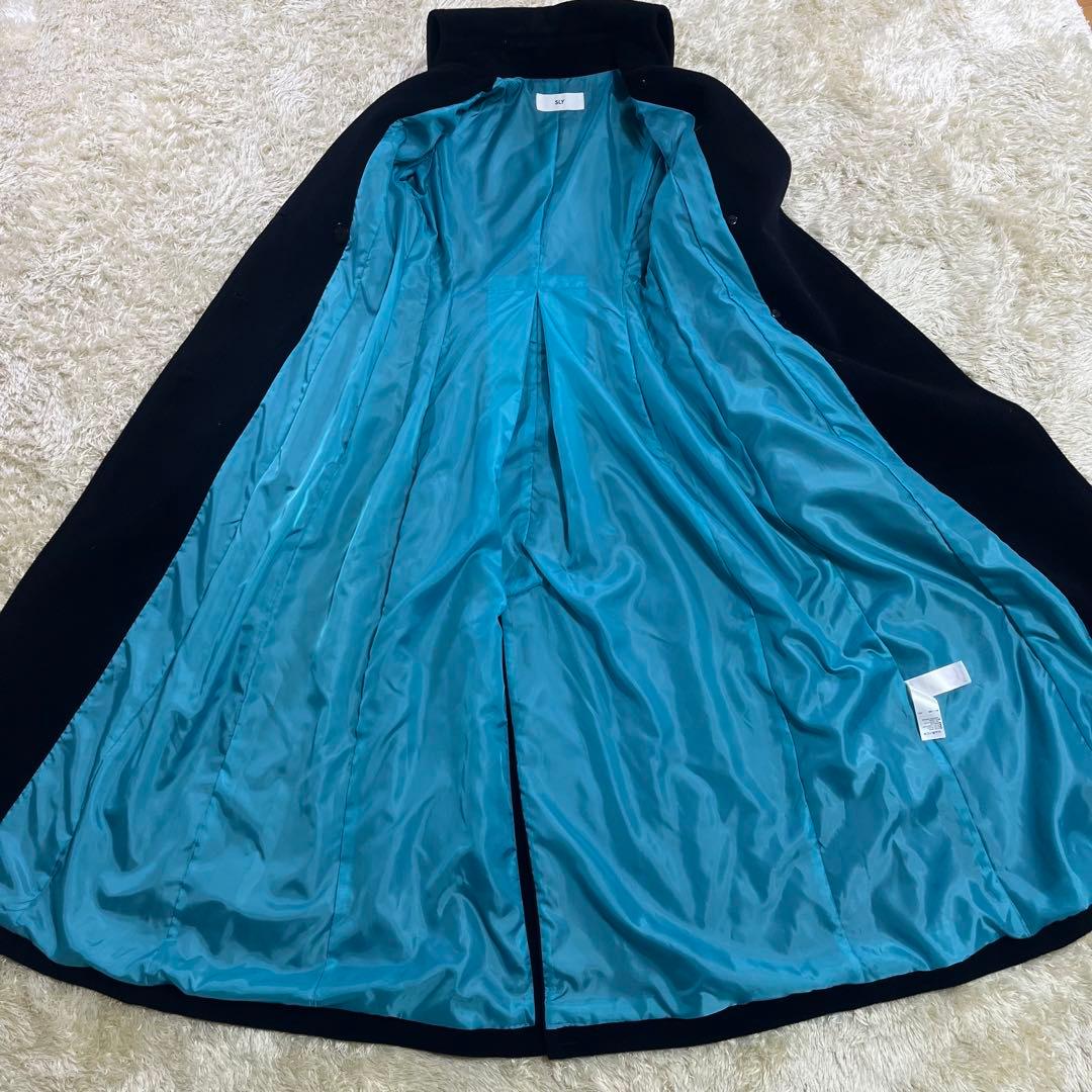 なお スライ ベビドンコート 安室奈美恵 着用モデル 金ボタン カシミヤ