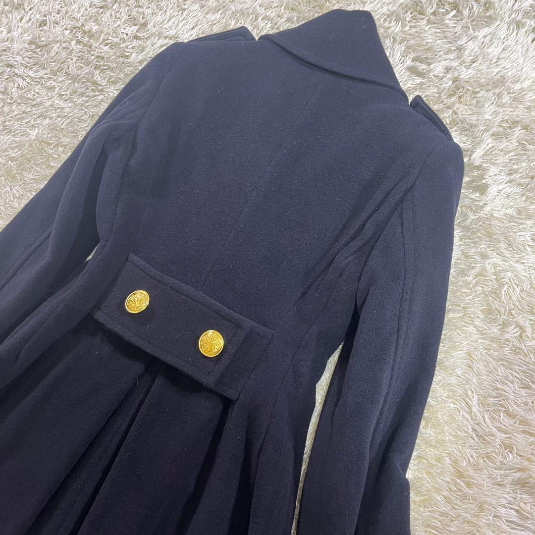 なお スライ ベビドンコート 安室奈美恵 着用モデル 金ボタン カシミヤ