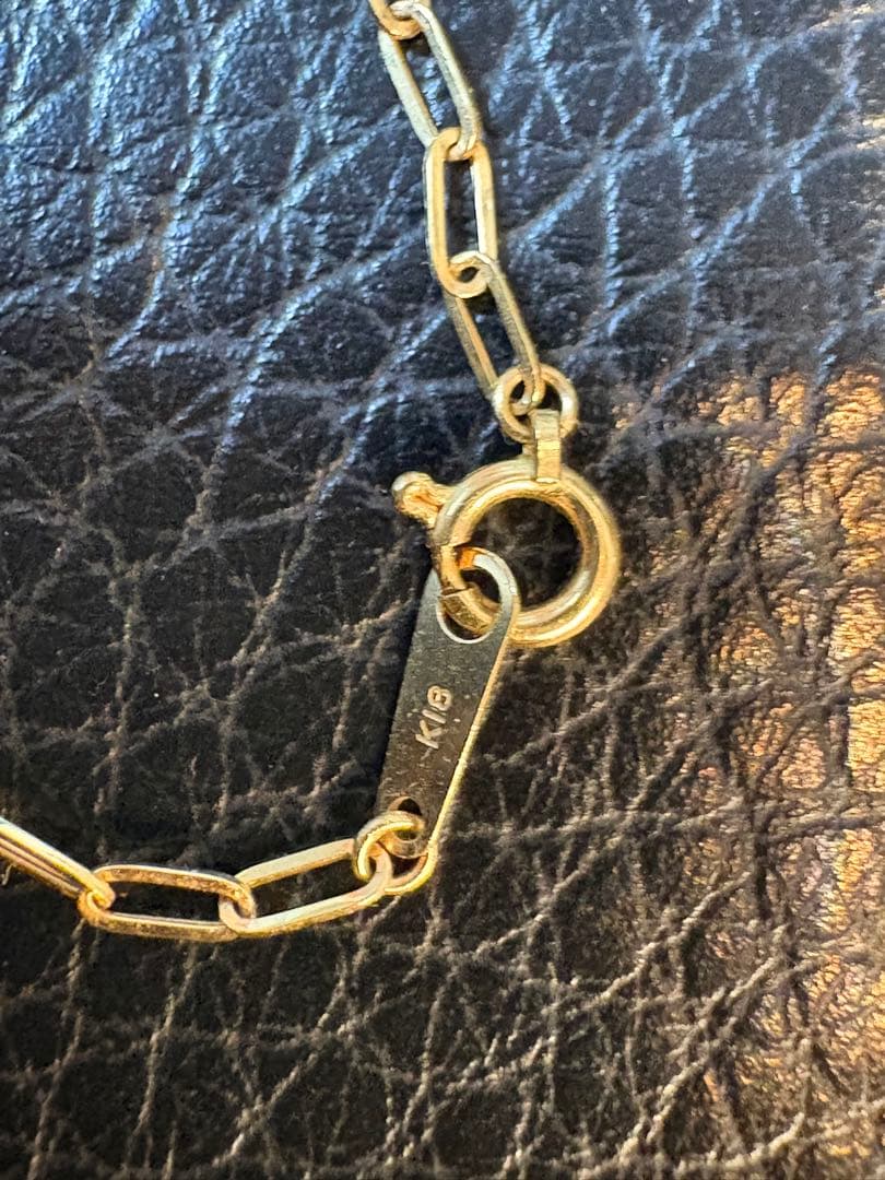 中空k18チェーンネックレス