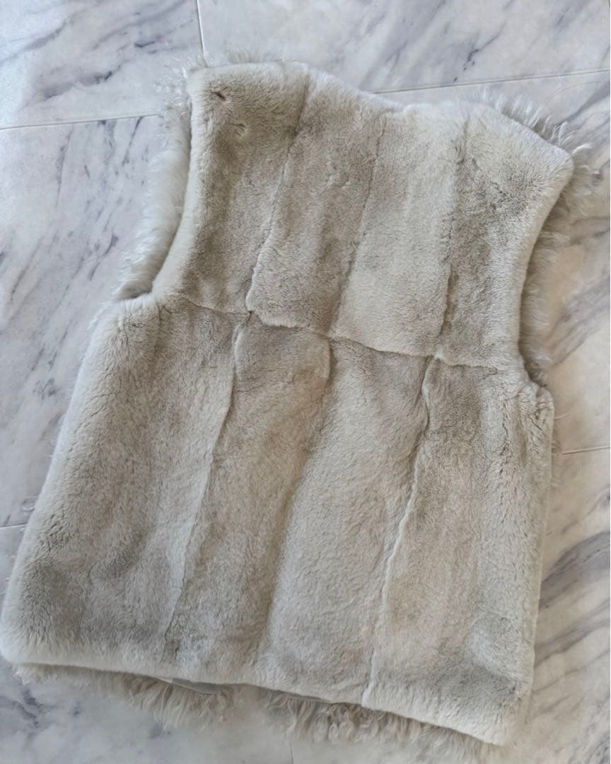 【新品未使用】定価21万円manzoni24羊毛ラビット切り替えファージレ