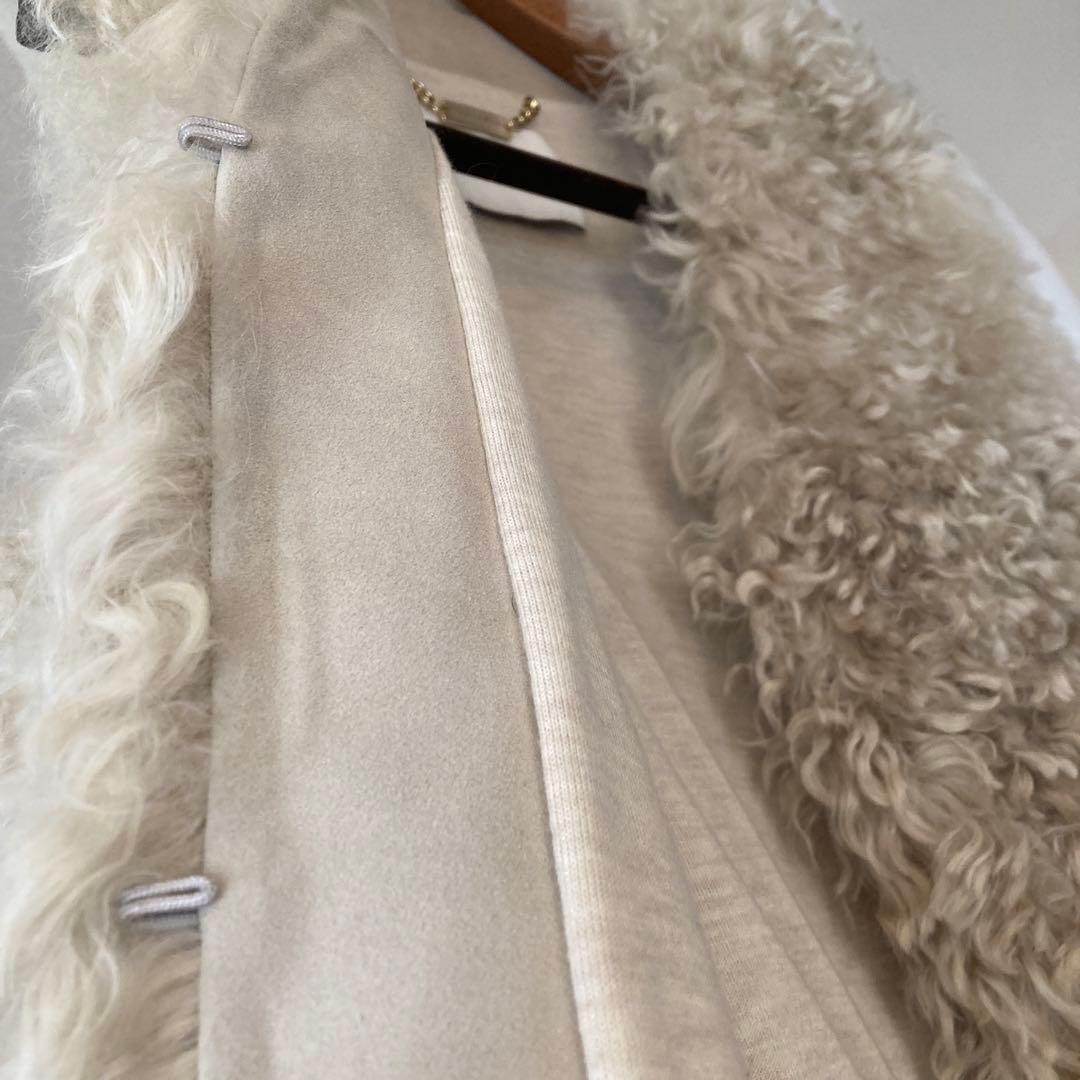 【新品未使用】定価21万円manzoni24羊毛ラビット切り替えファージレ