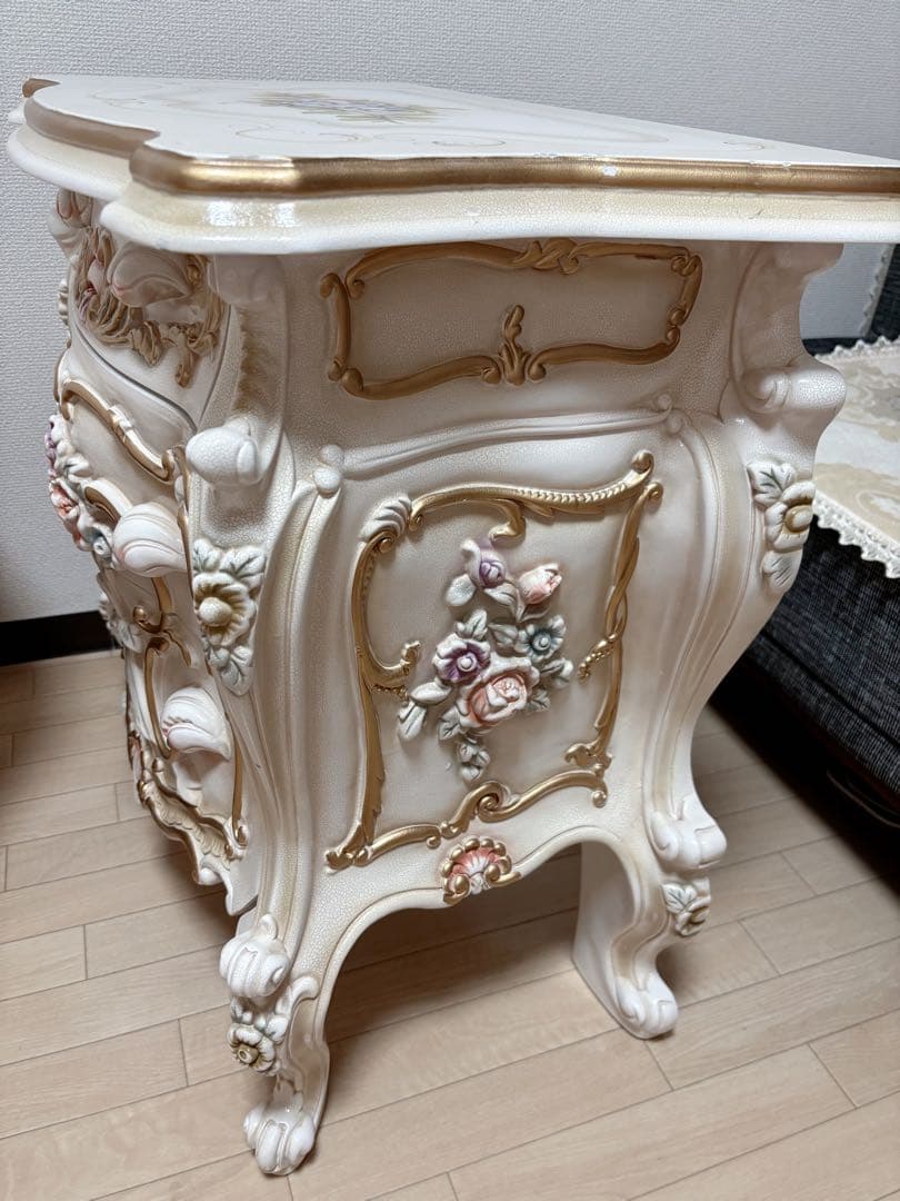 CIZCO　ロココ調　サイドテーブル チェスト アンティーク　猫脚 姫家具