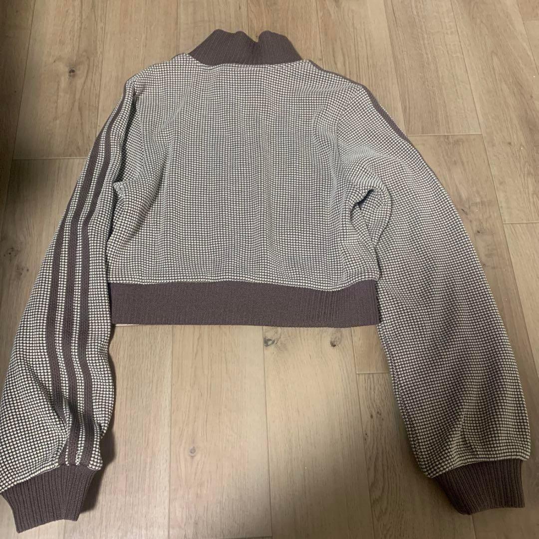 m.՞・·・՞ adidas クロップトラックトップジャケット