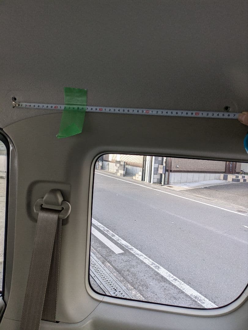 エブリィワゴン 3BA-DA17ｗインナーメッシュパネル　取り付け確認用中古品