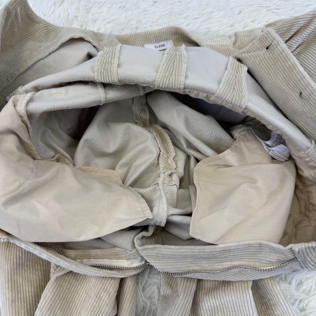 極美品 24AW クラネ コーデュロイ ジャンプスーツ オールインワン ベージュ