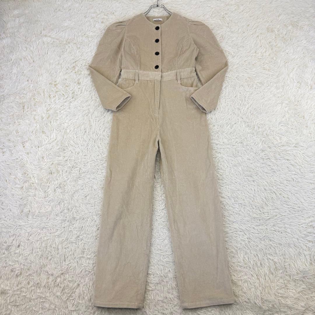 極美品 24AW クラネ コーデュロイ ジャンプスーツ オールインワン ベージュ