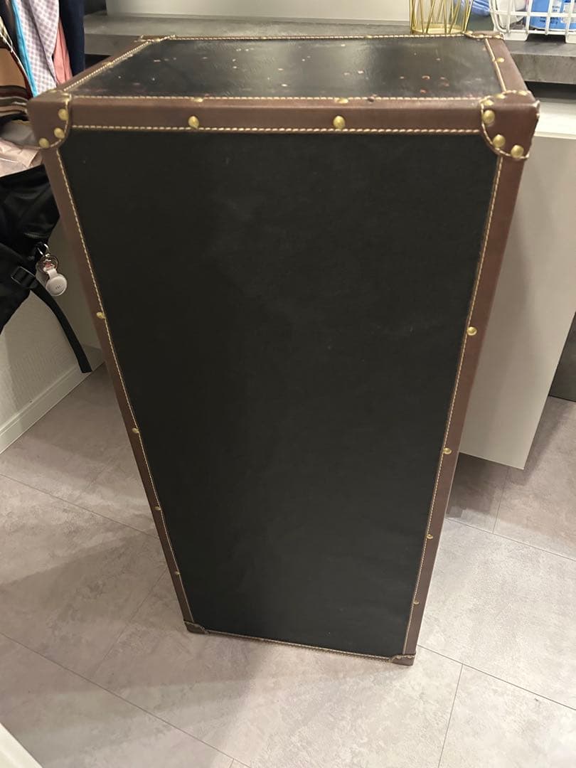 トランク型5段引き出しタンス　アンティーク調