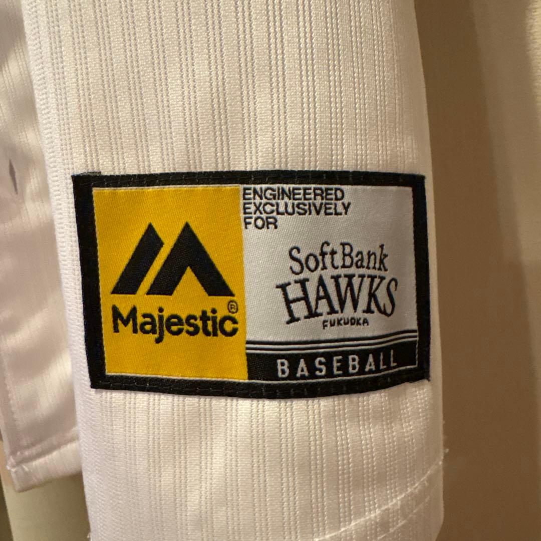 大幅値下げ❣️【美品】福岡ソフトバンクホークス柳田悠岐ワッペン付きユニフォーム L