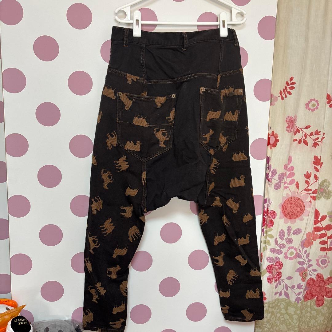 フラボア セットアップ　動物柄デニムジャケット