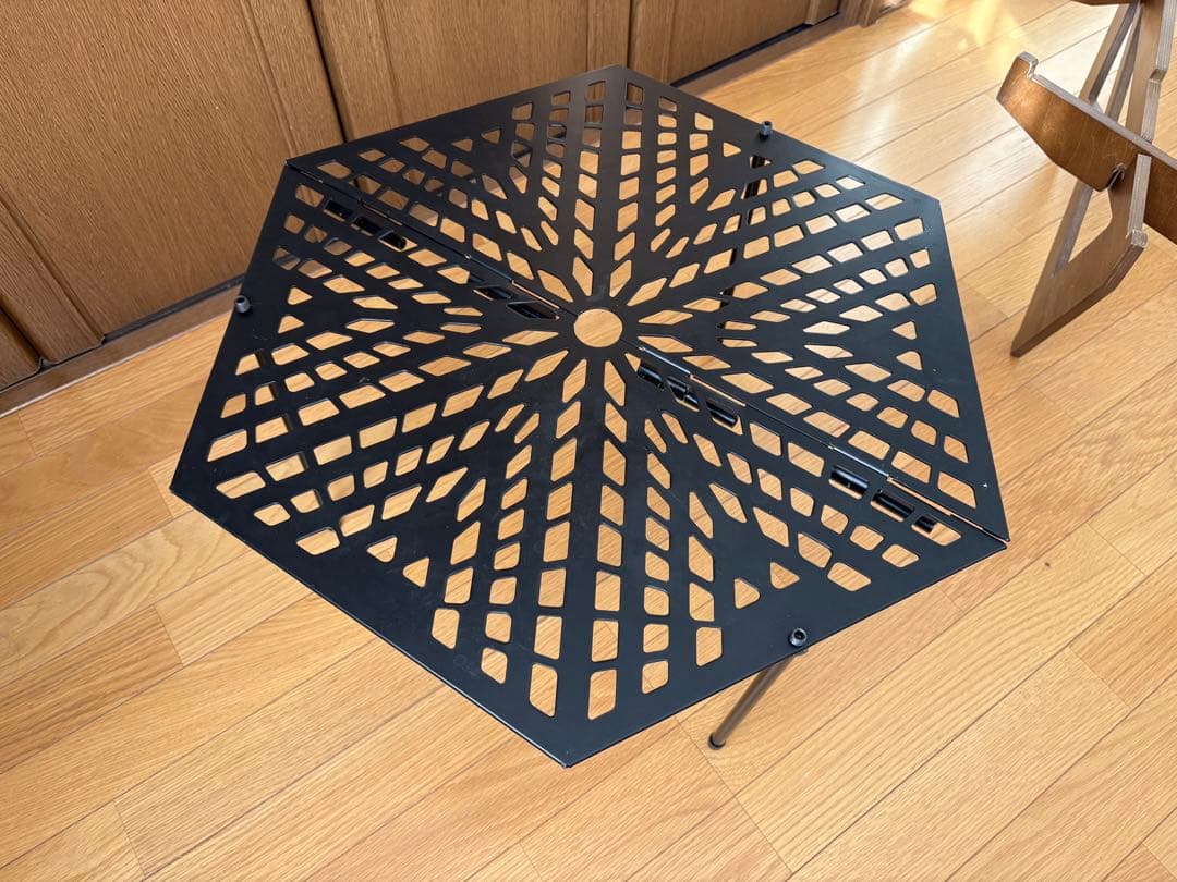 ハイランダー　ヘキサゴンテーブルセット(即納可能)