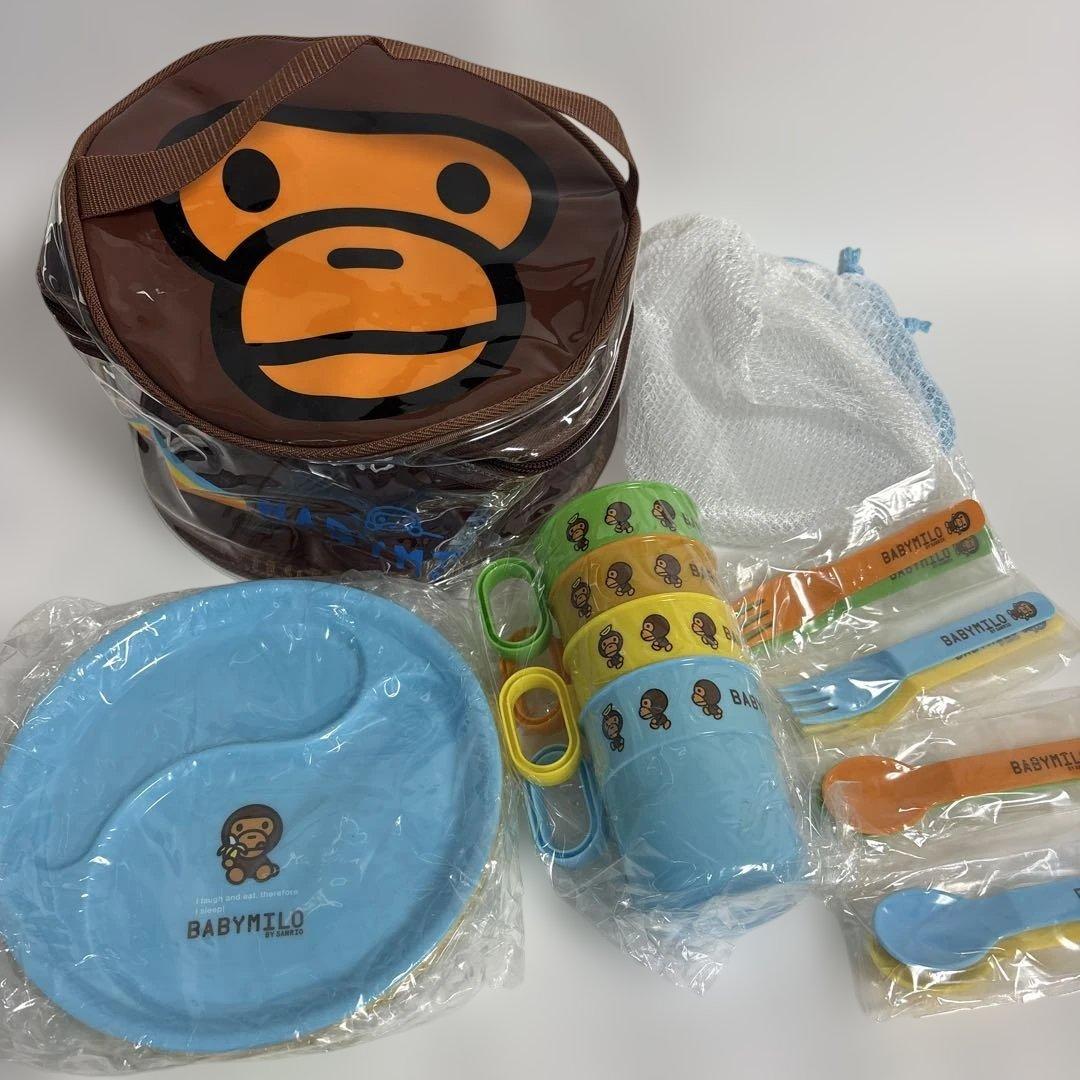 未使用　BABYMILO ベイビーマイロ プラ食器セット ピクニック