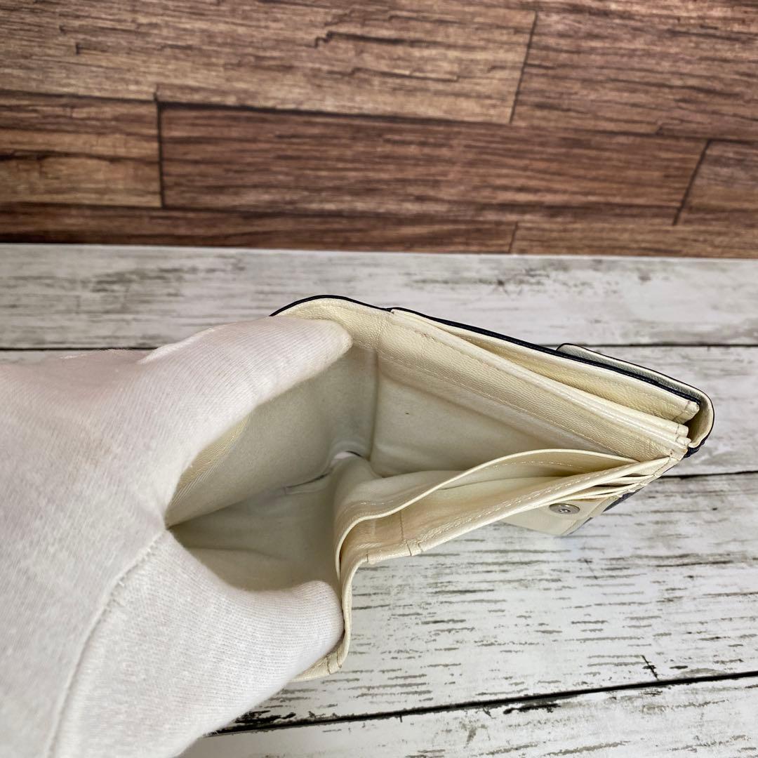 吉田カバン PORTER DOUBLE WALLET ネイビー/ナチュラル