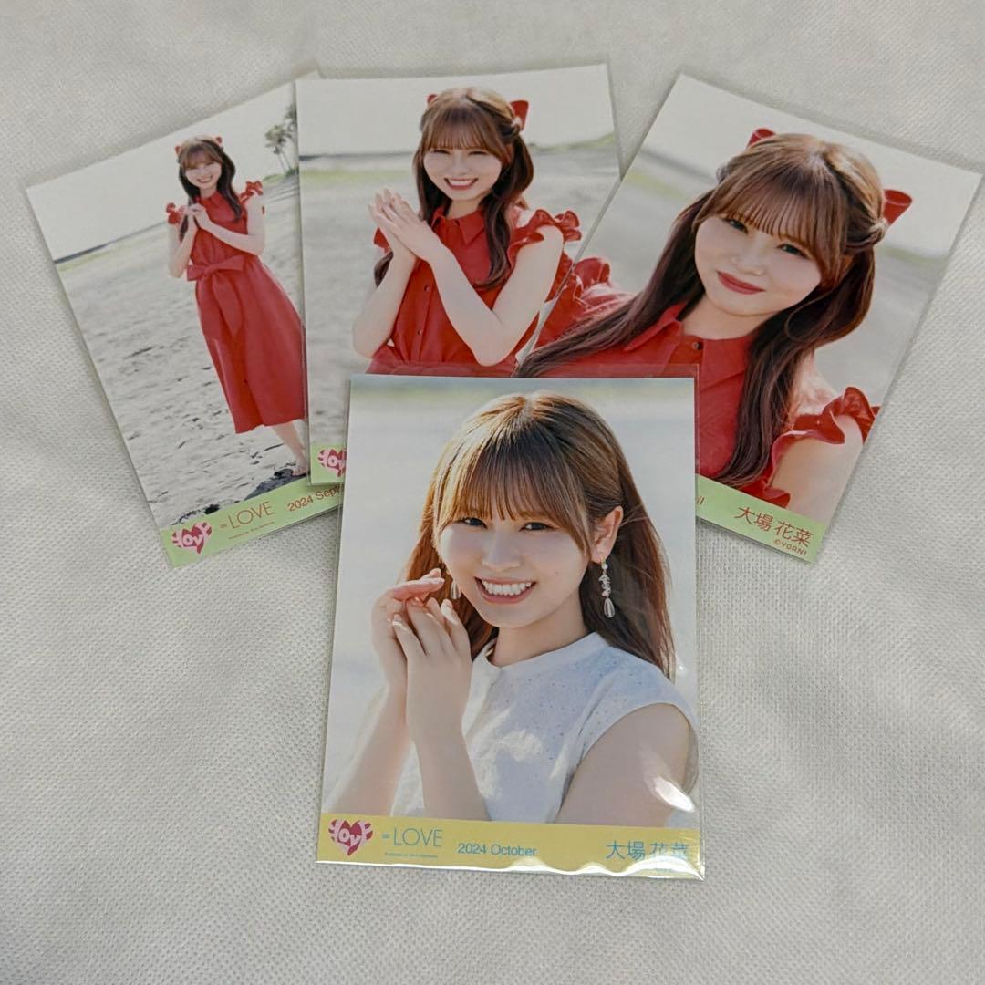 お*め様 イコラブ　生写真　大場花菜　海とレモンティー　コンプ　歌唱衣装　MV