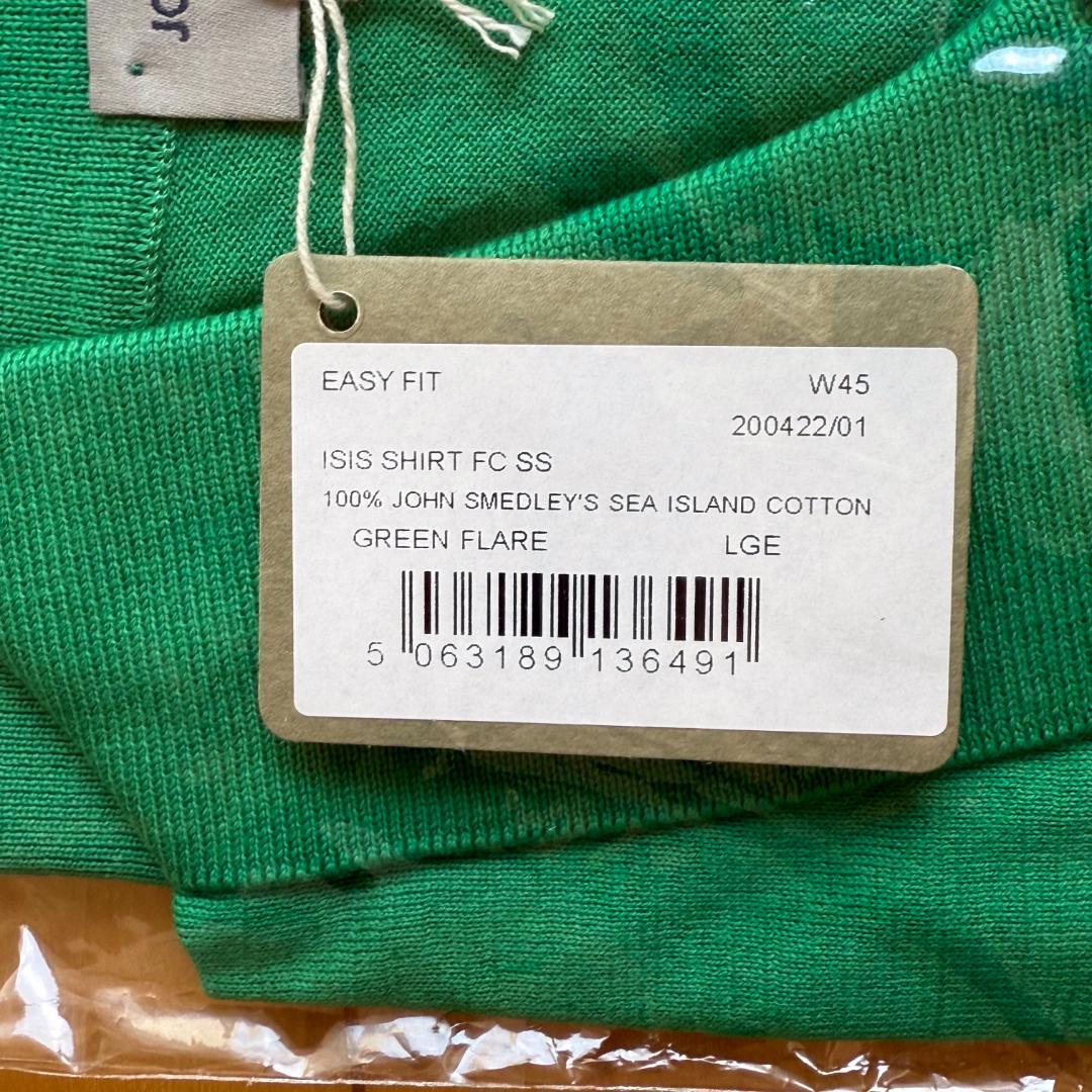 新品未使用 JOHN SMEDLEY ISIS シーアイランドコットン L