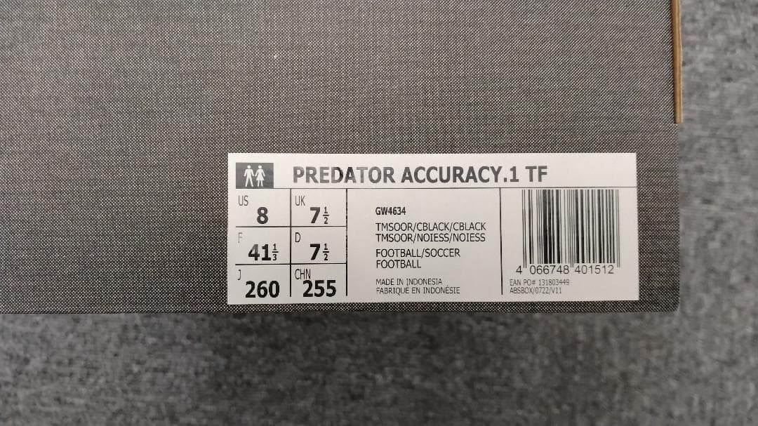【新品 26cm】 アディダス プレデター アキュラシー.1 TF ターフ