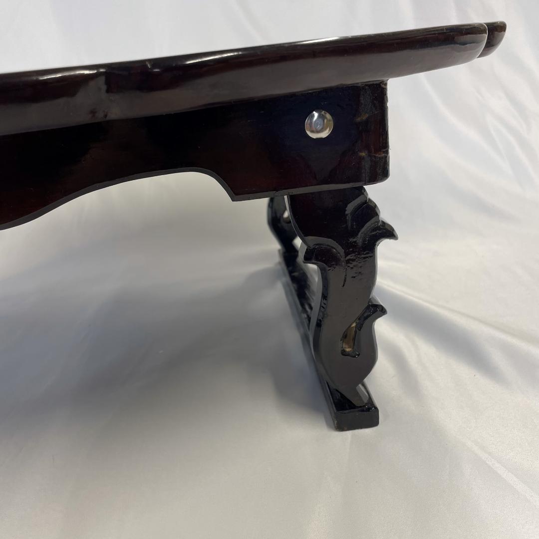 韓国伝統工芸 螺鈿細工 貝殻細工　ローテーブル　座卓　折り畳み　DN-B0080