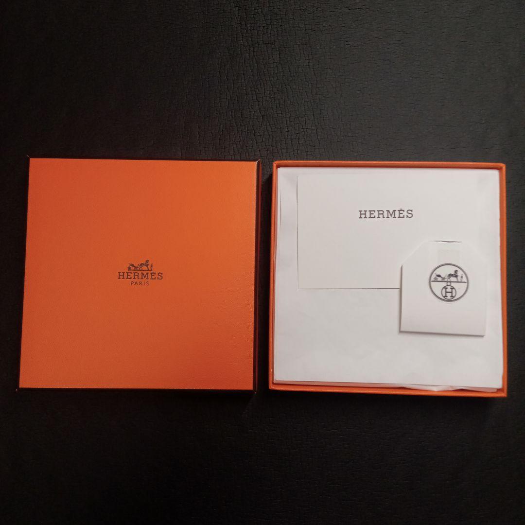 エルメス コットンハンカチ ミントグリーン HERMES