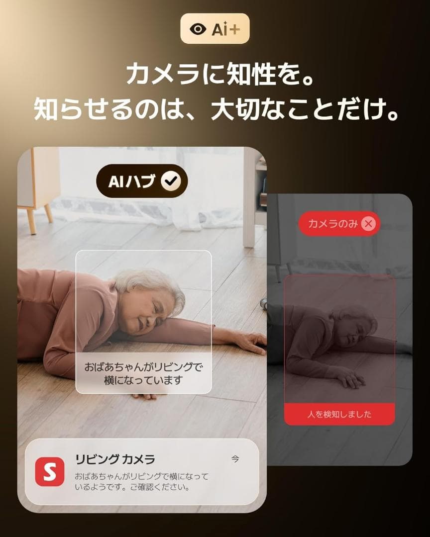 SwitchBot AI ハブ + 見守りカメラPlus 5MP ×2 セット