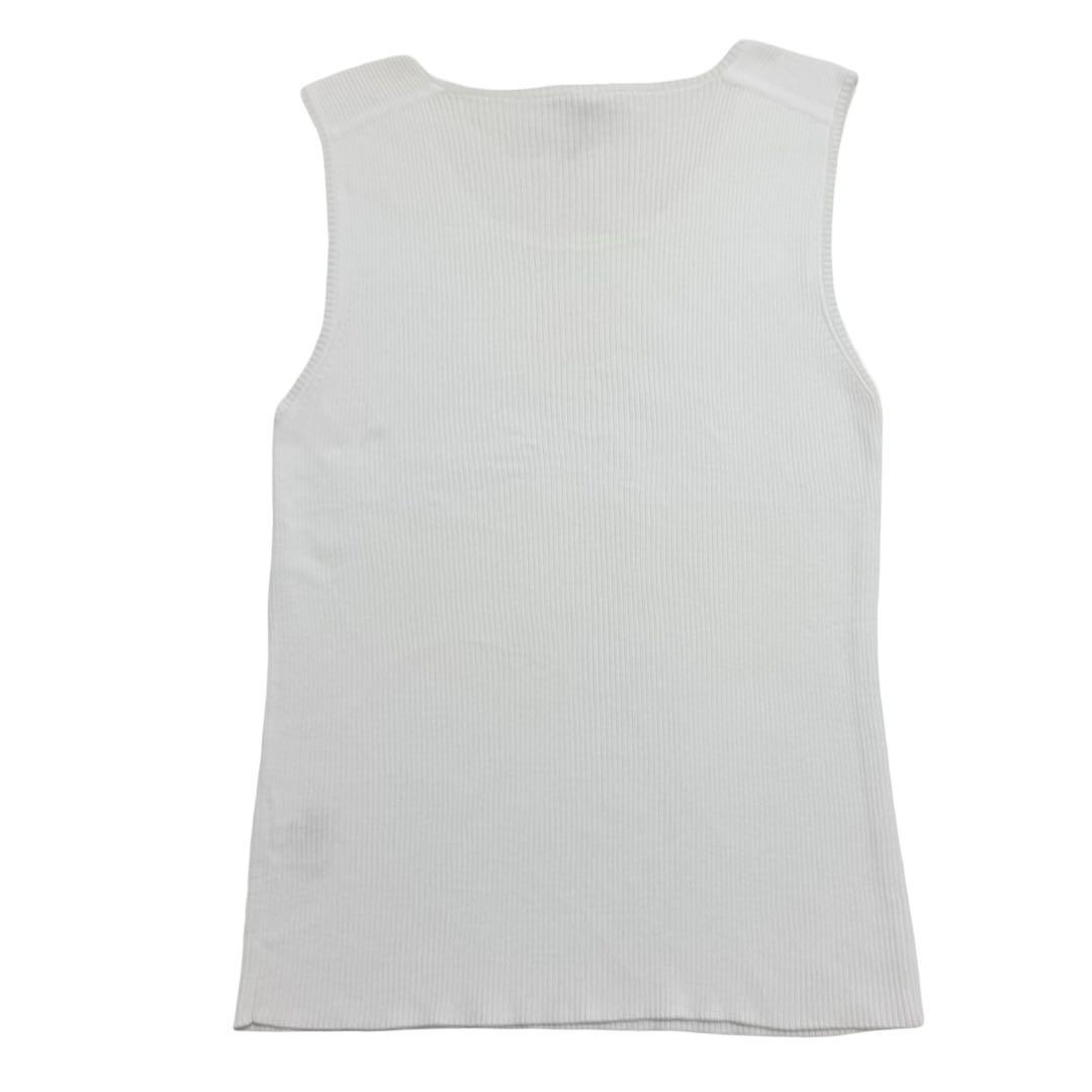 HERMES エルメス タンクトップ ノースリーブ レディース アイボリー SM