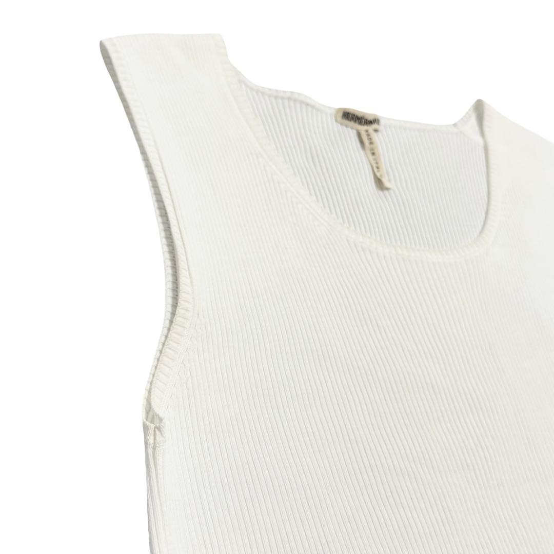 HERMES エルメス タンクトップ ノースリーブ レディース アイボリー SM