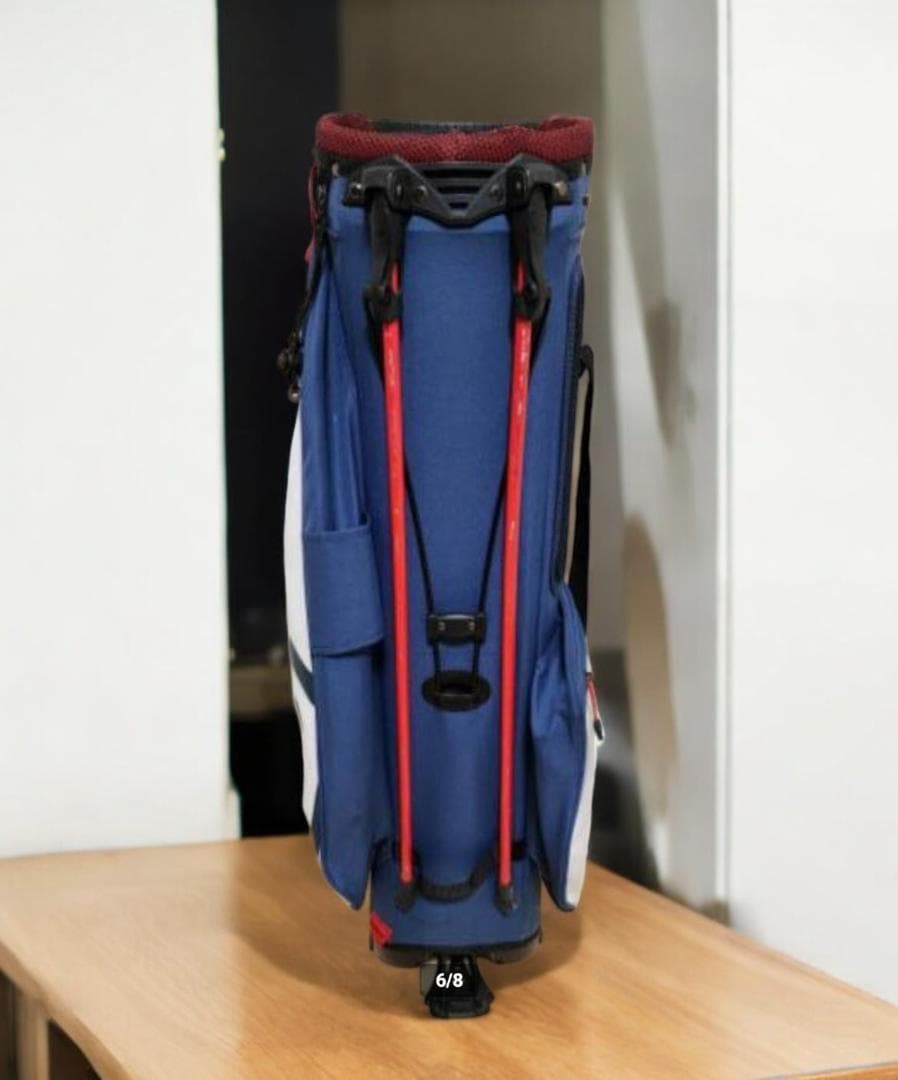 送料無料/美品　Callaway スタンド式キャディバッグ トリコロール