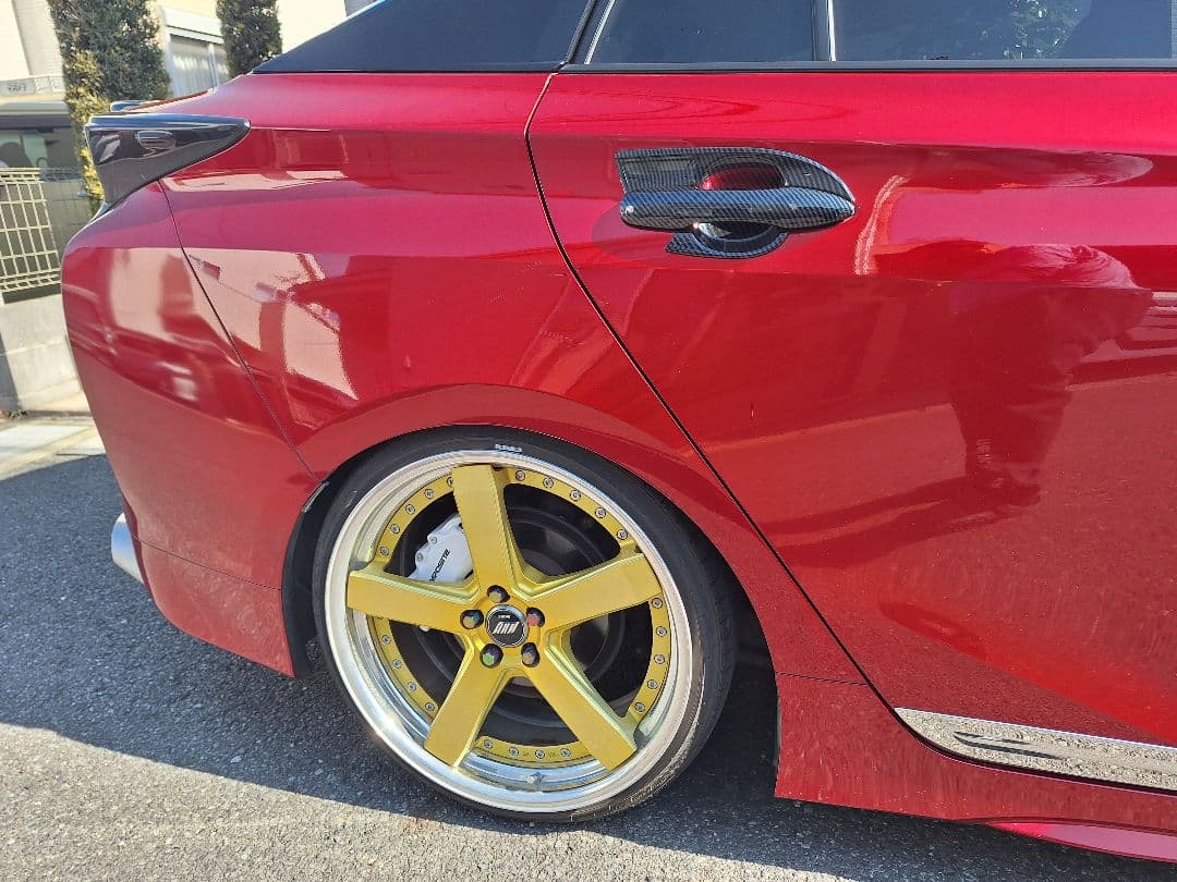 50プリウス　白ブレーキキャリパーカバーCOMPOSITE 4個セット