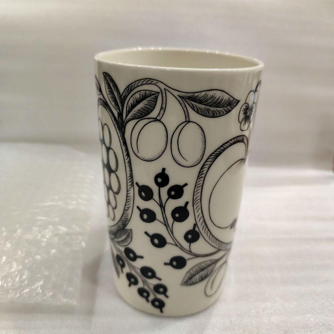 新品★ARABIA150年記念 限定品★ブラック パラティッシ フラワーベース