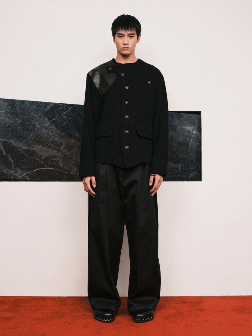 ジャケット・アウター khoki Asymmetric jacket