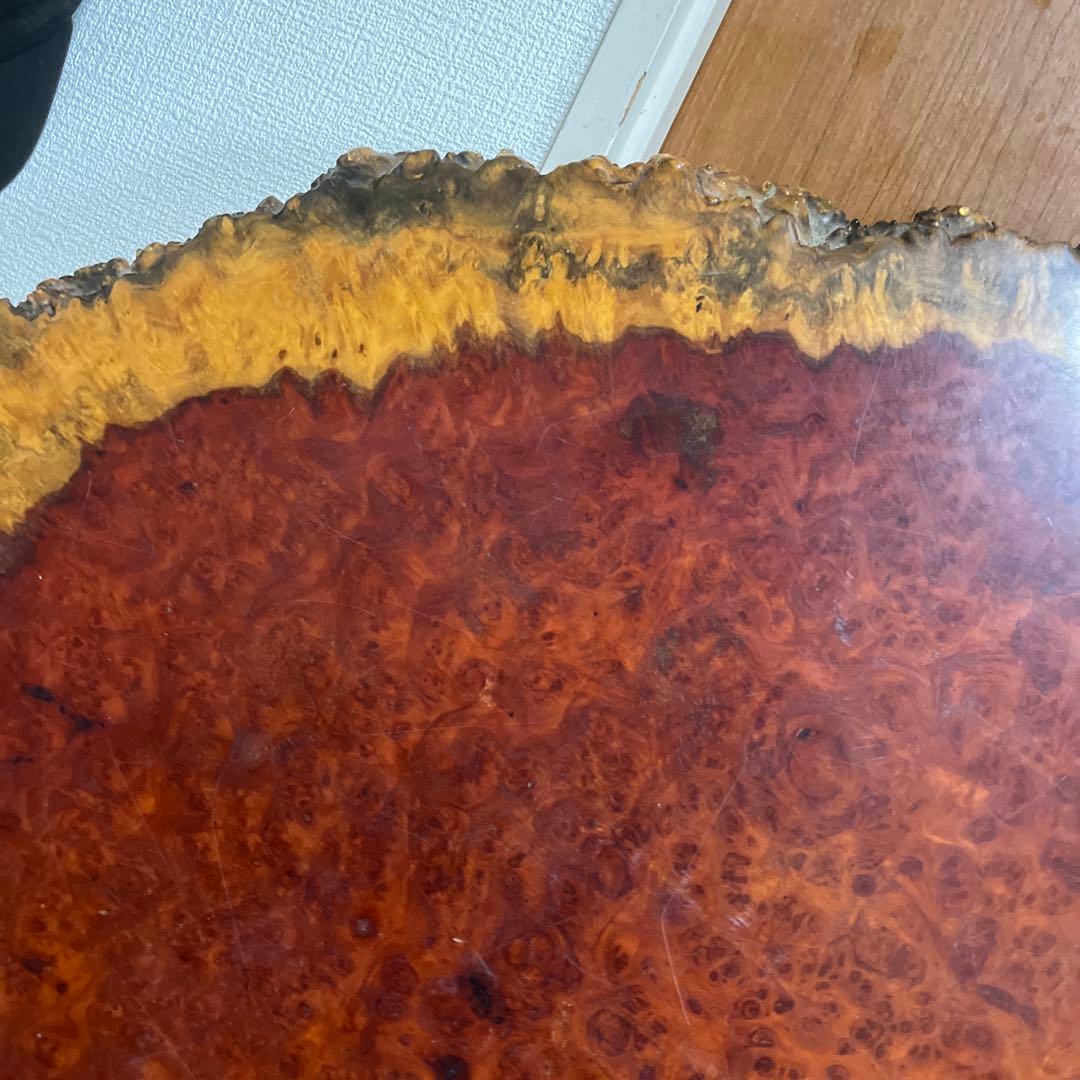 花梨 希少 座卓 一枚板 天然木 銘木 瘤