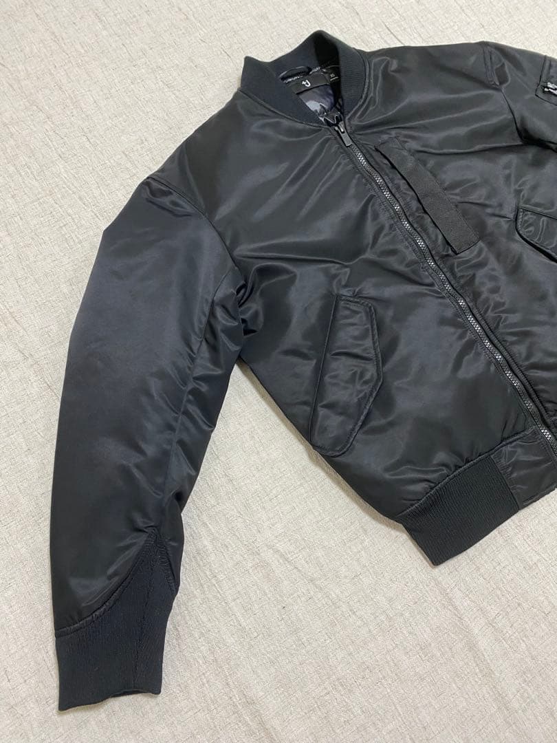 UNIQLO +J ハイブリッドダウンオーバーサイズMA-1 ブラック XS