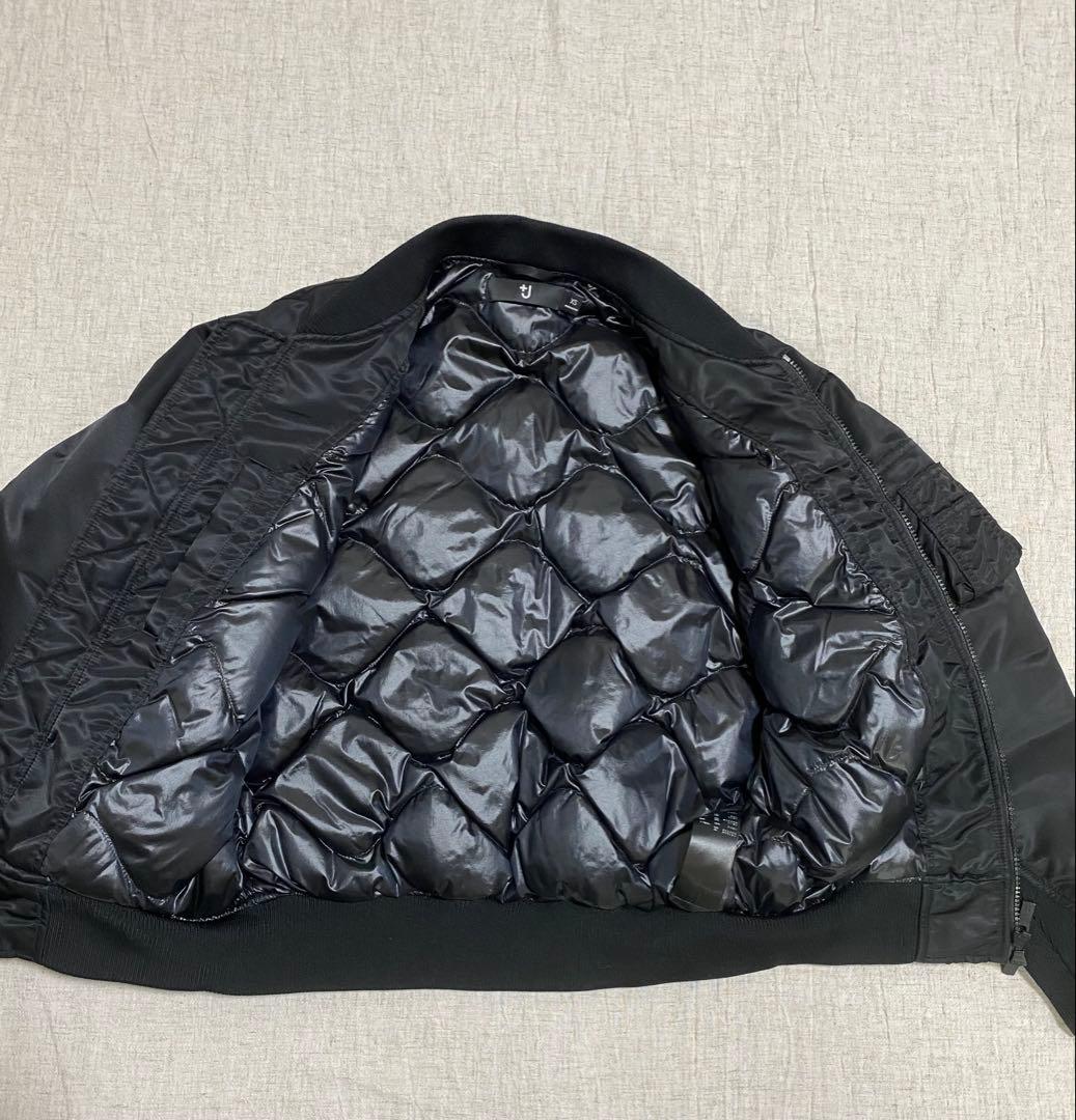 UNIQLO +J ハイブリッドダウンオーバーサイズMA-1 ブラック XS