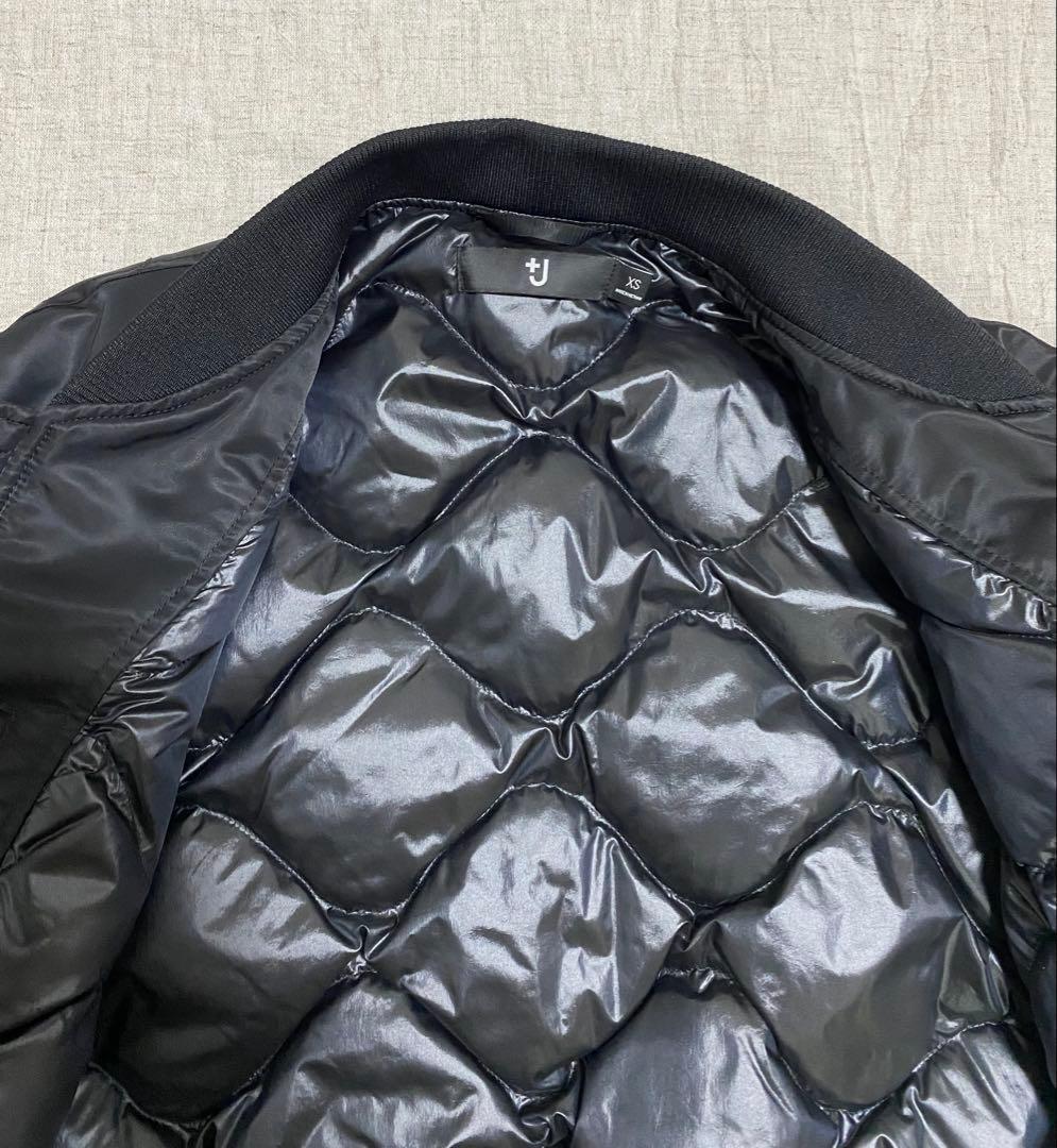 UNIQLO +J ハイブリッドダウンオーバーサイズMA-1 ブラック XS