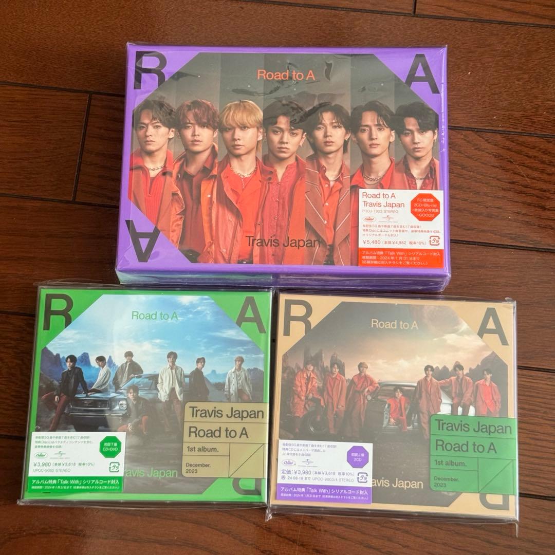 【新品】Travis Japan Road to A FC限定盤 初回T盤J盤
