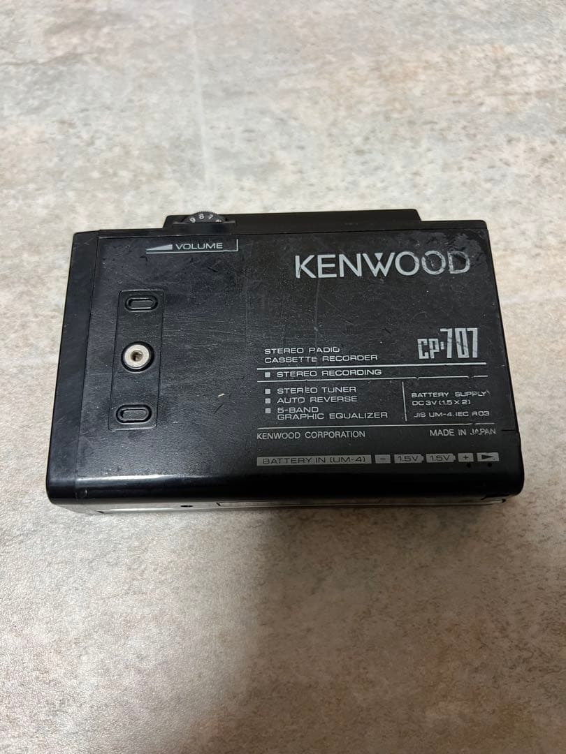 KENWOOD CP-707 カセットプレーヤー ジャンク