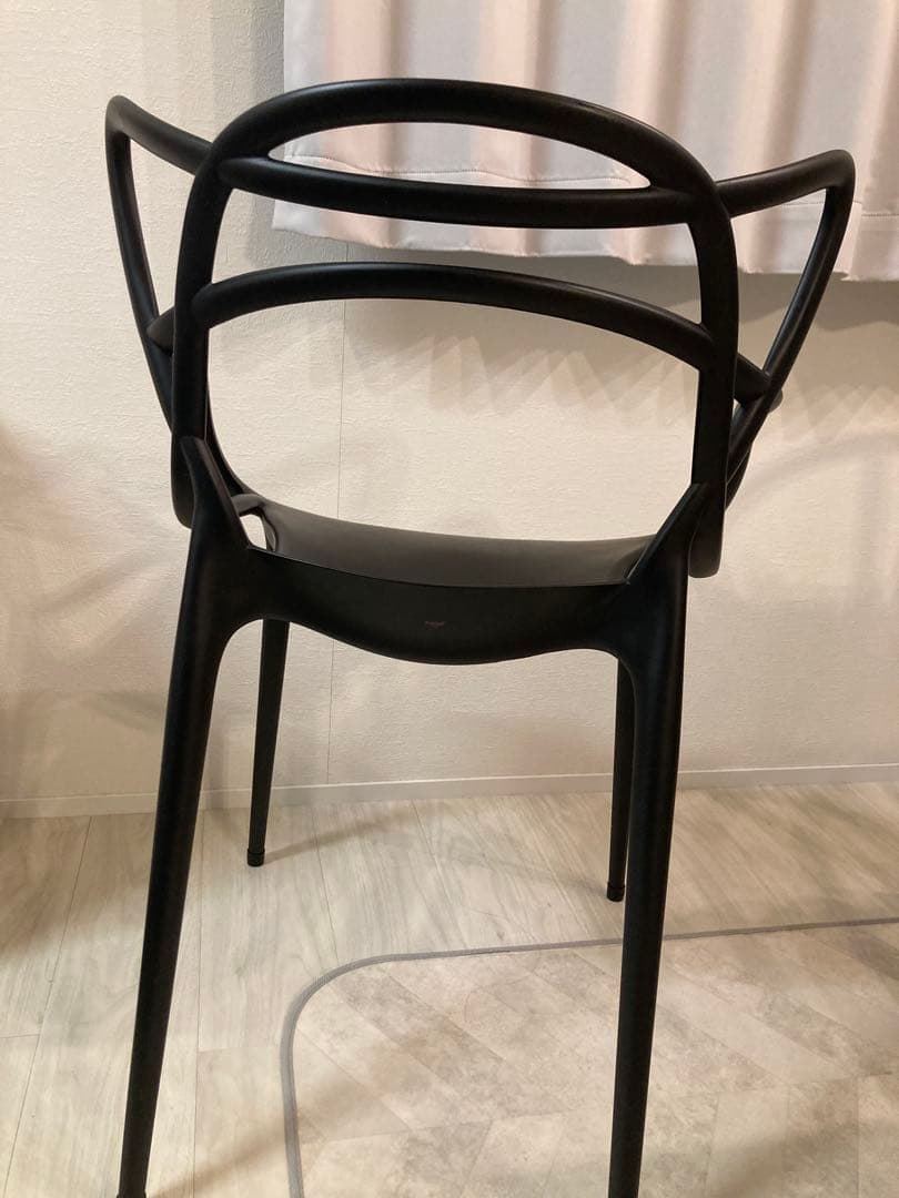 Kartell ブラック マスターズチェア