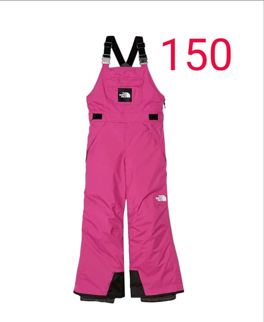 【150】ノースフェイス キッズ スノーインサレーションビブ スノーパンツ