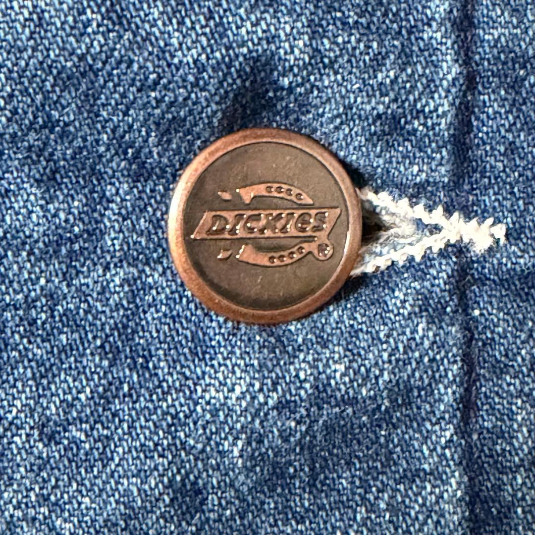 【希少・美品】USA製 80s Dickies デニム カバーオール 濃紺 XL