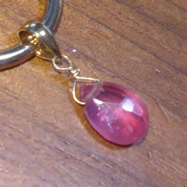 pekorin様おまとめ【k18ネックレストップ】ルビー　など4点