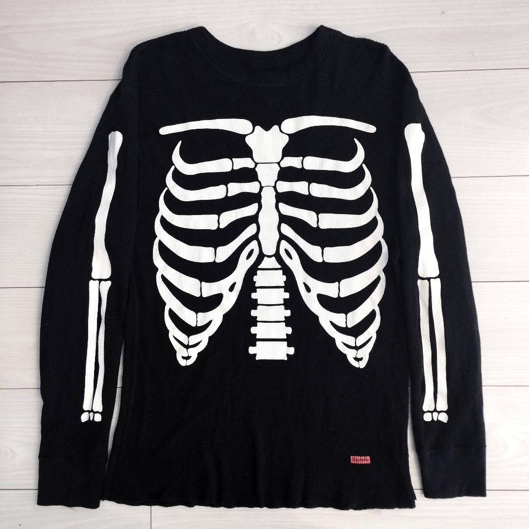 Supreme Hanes Bones Thermal ボーン 骨 サーマル 黒