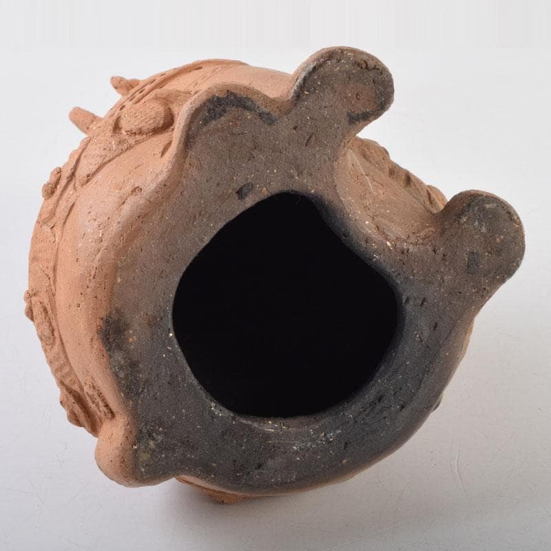 九ちゃん　縄文土偶形　招き猫　置物　V　9063