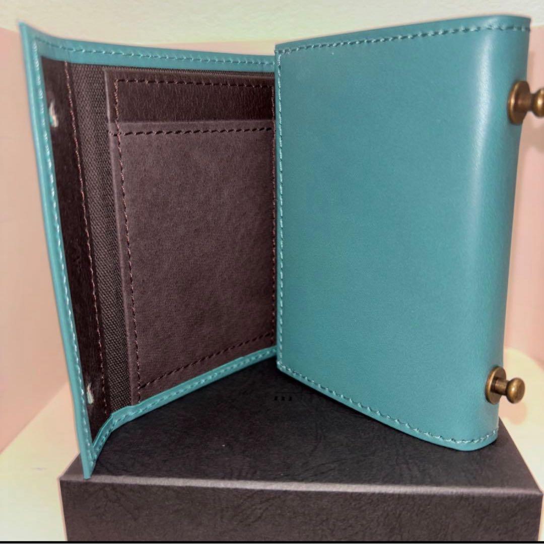 [新品未使用/限定色]エムピウ ミッレフォッリエP25 ターコイズブルーxチョコ