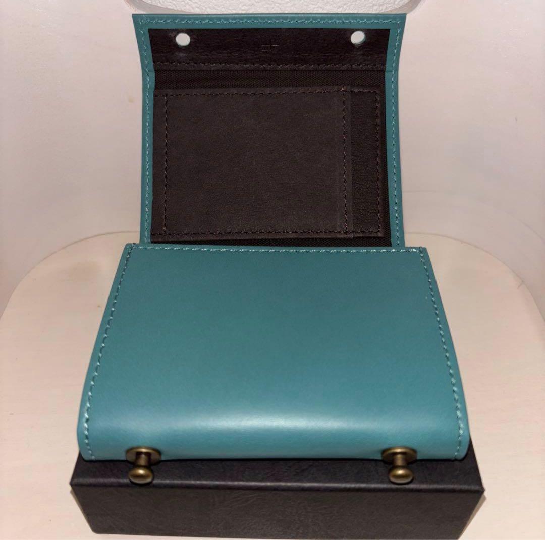 [新品未使用/限定色]エムピウ ミッレフォッリエP25 ターコイズブルーxチョコ