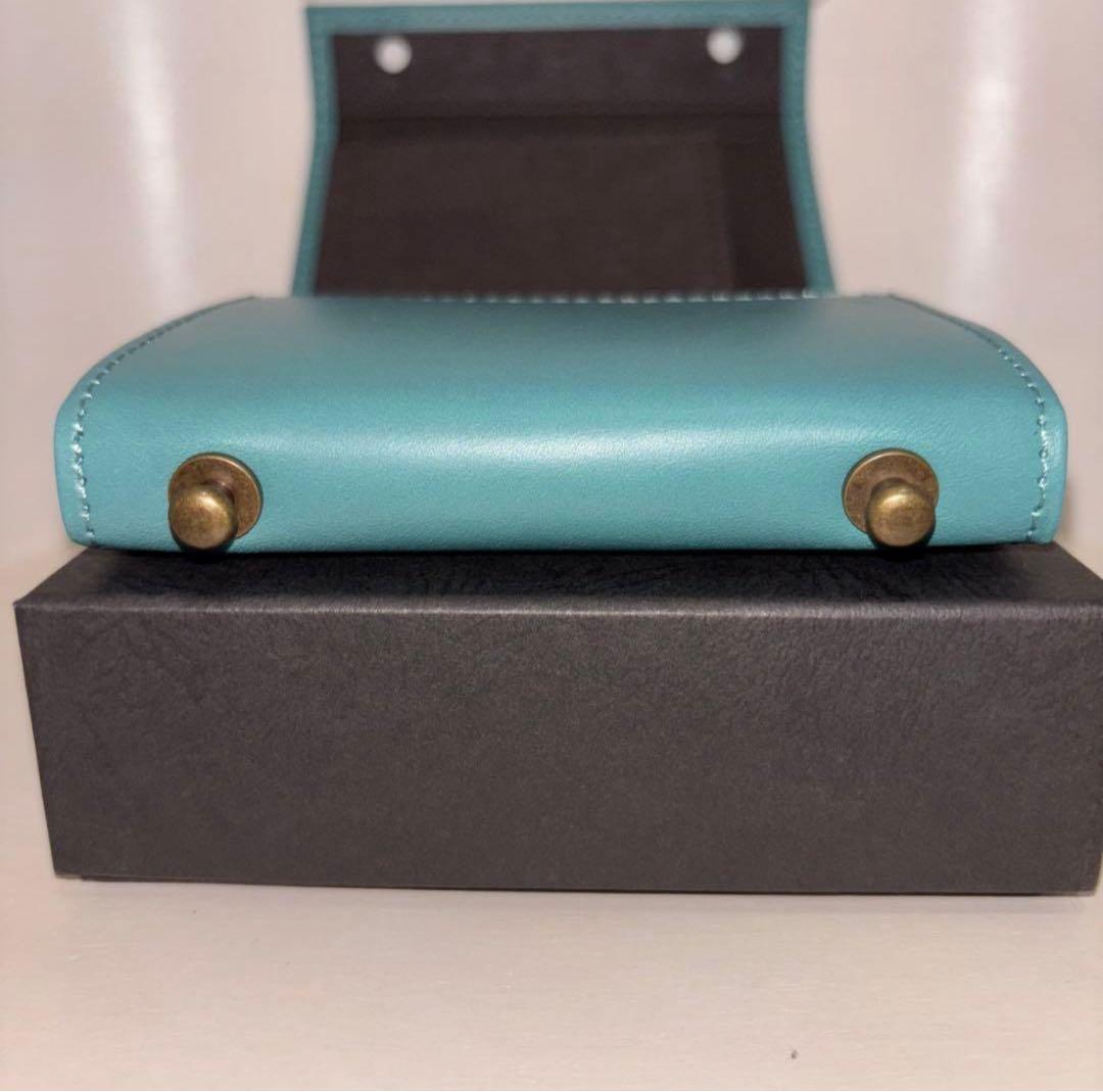 [新品未使用/限定色]エムピウ ミッレフォッリエP25 ターコイズブルーxチョコ