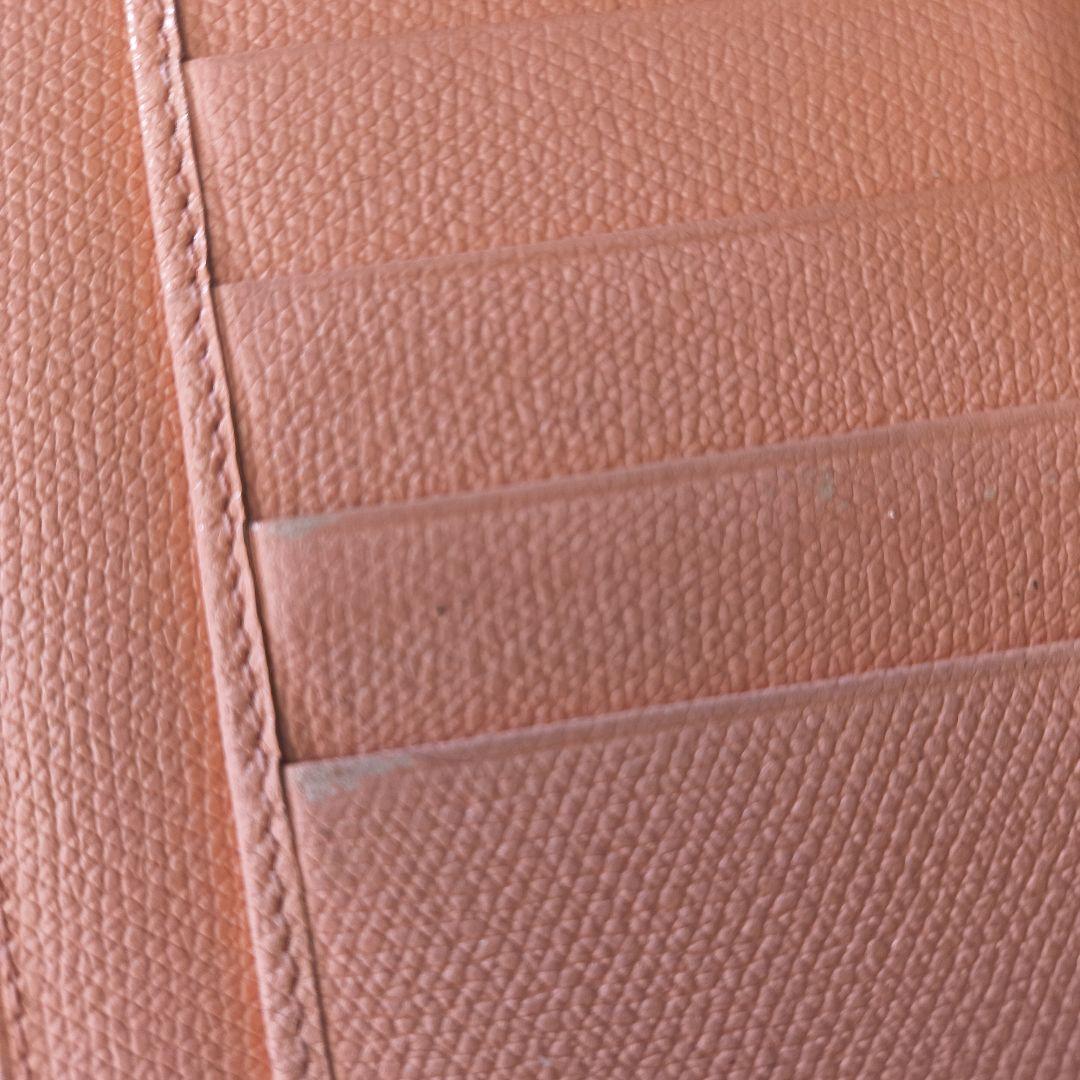 シャネル 長財布 Ｗホック ココボタン ピンク レザー CHANEL